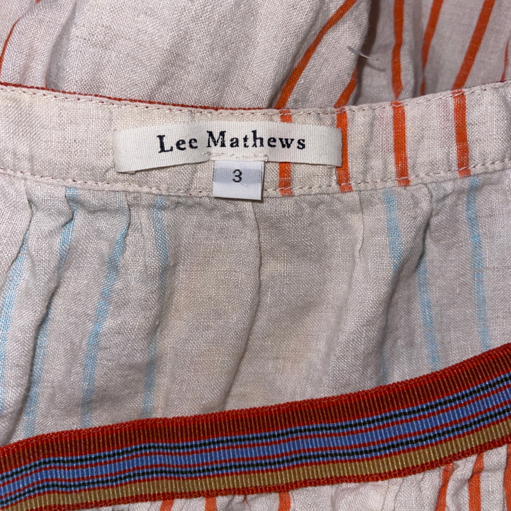 Lee Mathews Patchwork Striped Multicolor Full Mid… - image 6